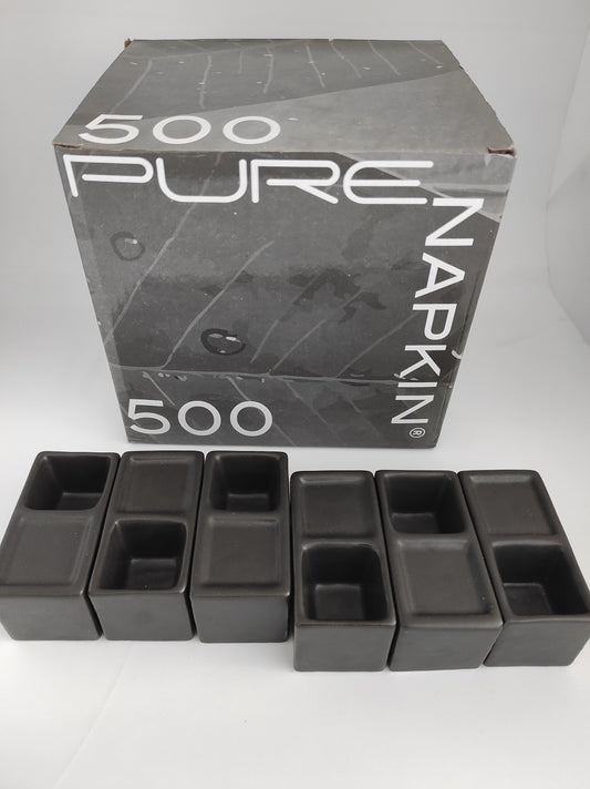 Pure Napkin 500 + 6 Ceramic Trays