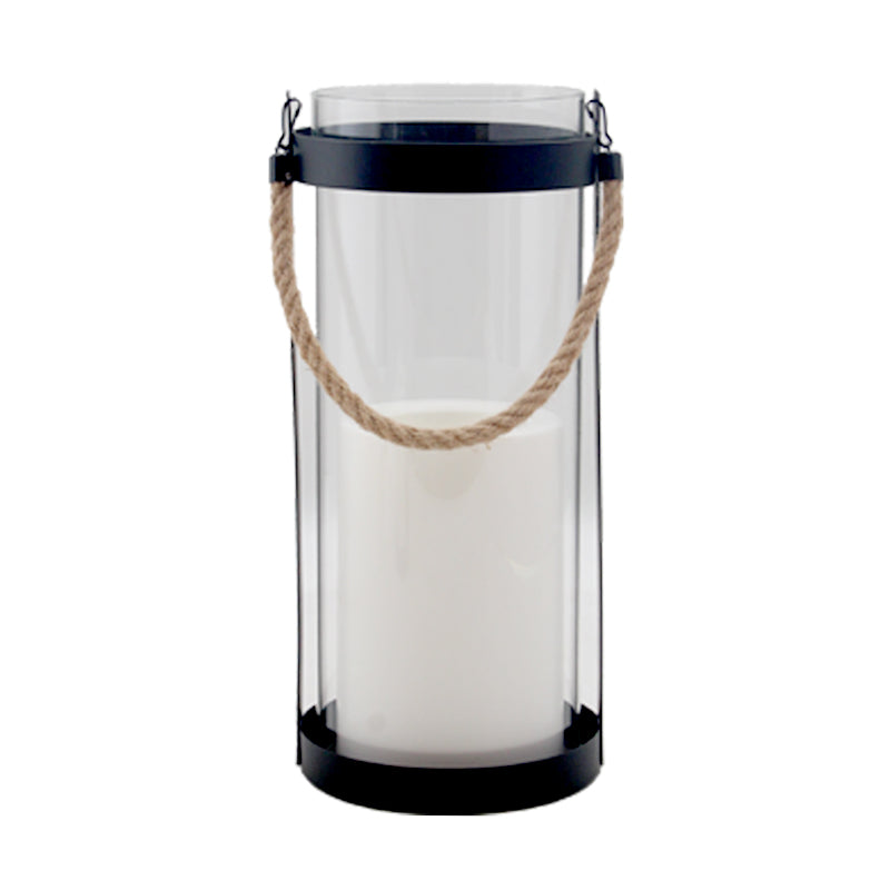 “RENO” Lantaarn van Ijzer & glas - groot formaat - DiLampo