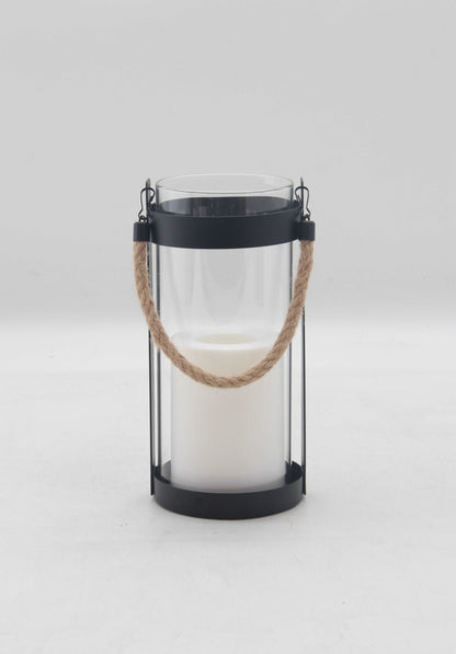“RENO”  Lantaarn van Ijzer & glas - klein formaat - DiLampo