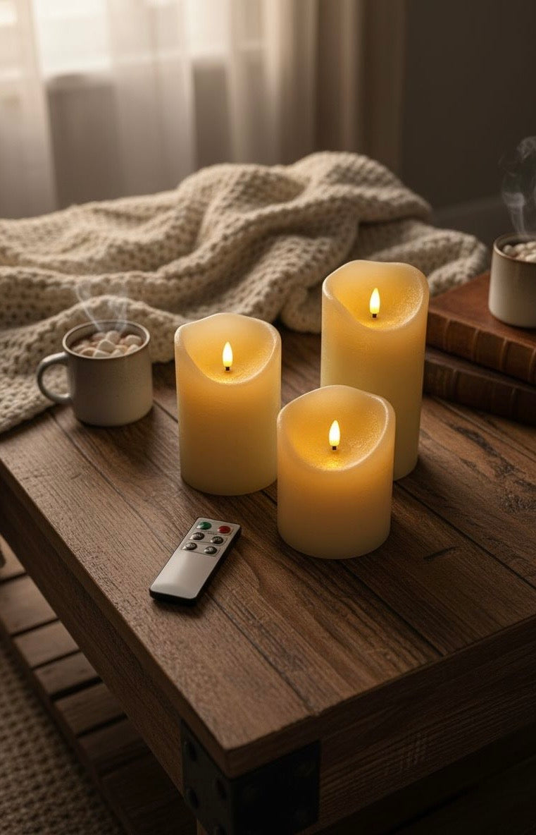 Wax Led Kaarsen – Sfeervol, Veilig en Stijlvol