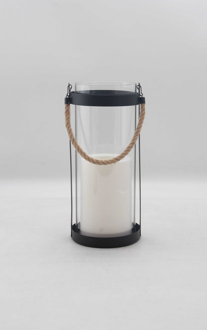 “RENO” Lantaarn van Ijzer & glas - groot formaat - DiLampo